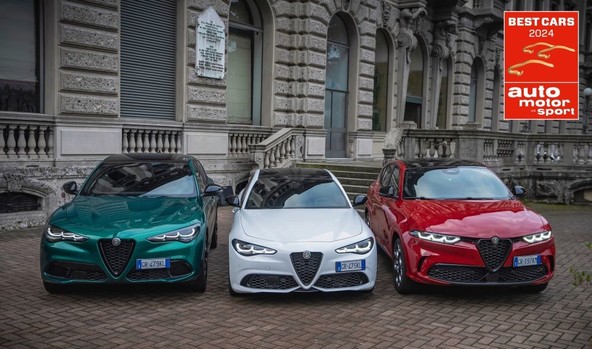 Trojno zmagoslavje za vozila »Made in Italy« v Nemčiji: Alfa Romeo osvojila tri prva mesta na tekmovanju za najboljše avtomobile »Best Cars«