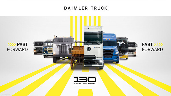 Daimler Truck praznuje »130 Years of Forward«: Od prvega tovornjaka do prihodnosti transporta