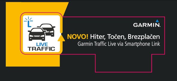 Garmin® : Kvalitetne prometne informacije tudi v Sloveniji