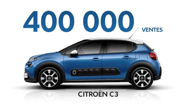 CITROËN C3: 400.000 PRODANIH VOZIL V MANJ KOT DVEH LETIH!