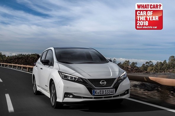 Letošnja podelitev nagrad revije What Car?: Nissan Leaf izbran za “najboljše vozilo na električni pogon”