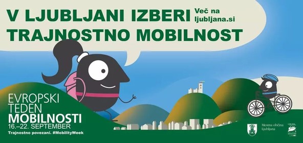 Že 21. leto v Ljubljani: Evropski teden mobilnosti