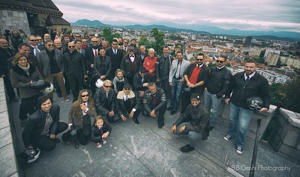 DGR Ljubljana 2018: Dobrodelno druženje gospodov in klasičnih motociklov