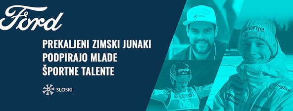 Junaki gredo dlje: Ford Slovenija spodbuja in podpira naše zimske junake!