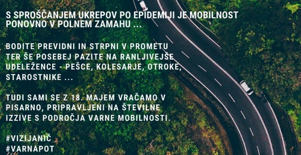 ČISTA NULA, ČISTA VEST V ZAČETKU POLETJA 2020: Ponovno bomo izvedli terensko preventivno akcijo