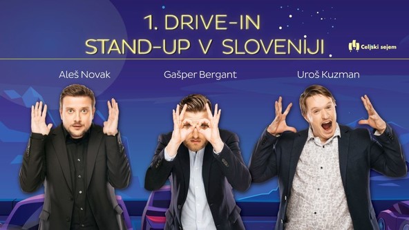 1. DRIVE-IN STAND UP VEČER v Sloveniji!: 
