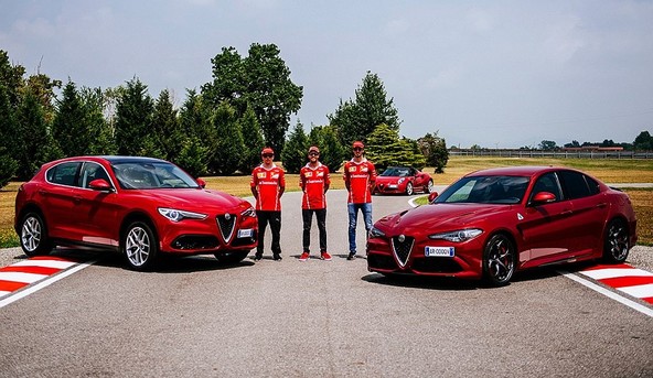 Alfa Romeo Giulia in trije vozniki moštva Ferrari: »La meccanica delle emozioni« v videoposnetku