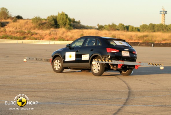 Audi Q3 : Pet zvezdic za Q3 na poskusnem trčenju Euro NCAP