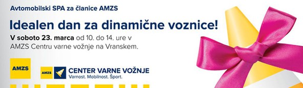 Avto-Moto zveza Slovenije: Organizira »Avtomobilski SPA za članice AMZS«