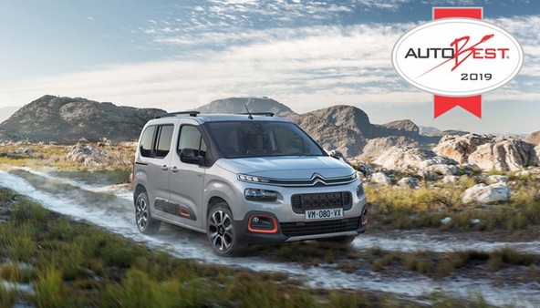 NOVI CITROËN BERLINGO: PREJEMNIK NAGRADE AUTOBEST 2019