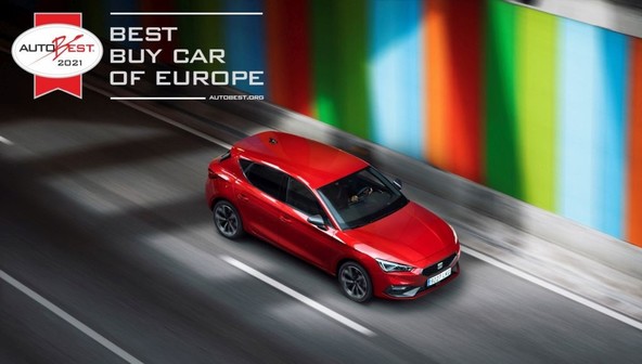 Najboljši avtomobilski nakup v Evropi za leto 2021: Novi SEAT Leon osvojil naziv AUTOBEST 2021