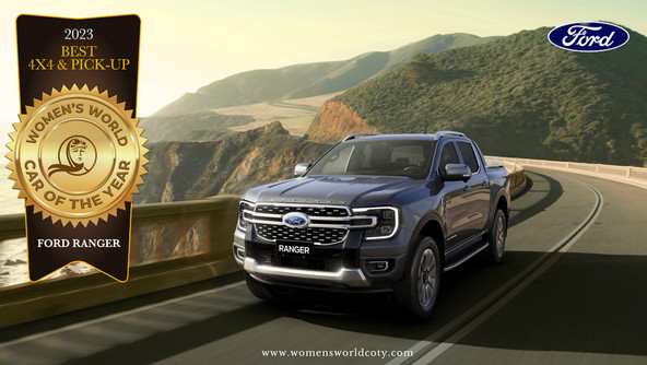 Women's World Car of the Year: NOVI RANGER JE 'NAJBOLJŠI TERENEC IN PICKUP'