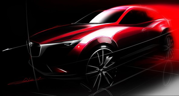 Mazda CX-3: Nova Mazda se bo svetovni javnosti predstavila v Los Angelesu