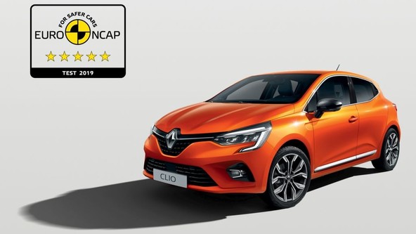 NAJBOLJŠA VARNOST ZA VSE: 5 ZVEZDIC EURO NCAP ZA NOVI RENAULT CLIO