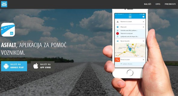 Mobilna aplikacija ASfalt zavarovalnice Adriatic Slovenica: Nova brezplačna pomoč voznikom 