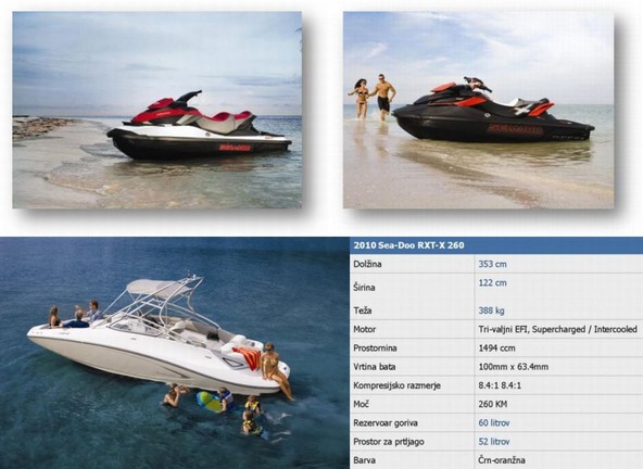 BRP Sea-Doo RXT-X 260: X-fighter z 260 konjskimi močmi
