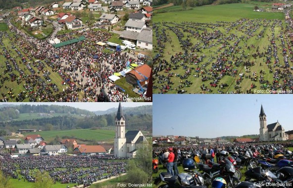 Moto klub Trebnje: Blagoslov motorjev Mirna Peč 2014