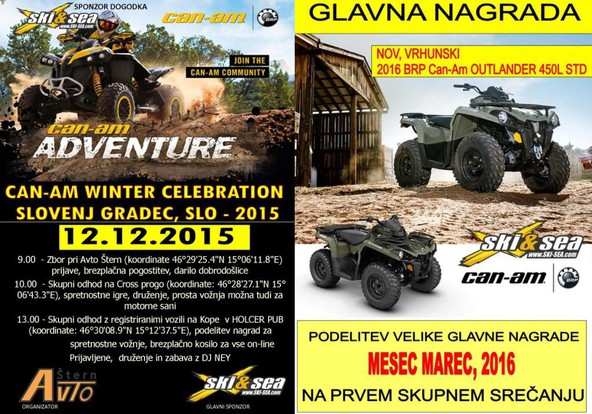 CAN-AM WINTER CELEBRATION 2015: To srečanje bo zagotovo eno izmed največjih