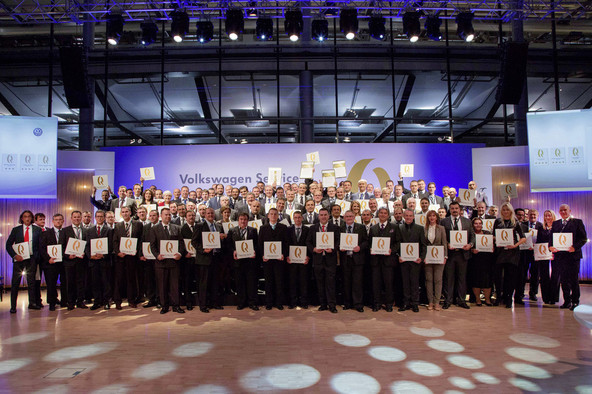 Volkswagen : Podeljena nagrada za kakovost servisnih storitev 2013