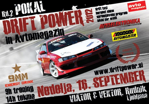 ŠD DriftPower: 3. dirka Driftpower.si pokala v Ljubljani