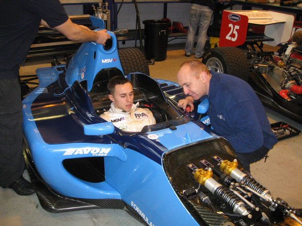 Rotar Racing: David Rotar testiral dirkalnik formule 2