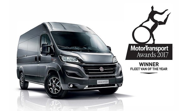 Fiat Professional: Ducato osvojil naziv »dostavno vozilo leta 2017« v Veliki Britaniji