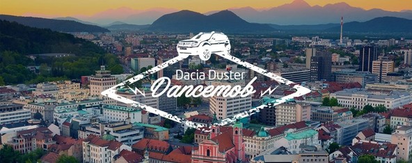 KO ZAPLEŠE DACIA DUSTER: Dacia Slovenija objavlja ekskluzivni posnetek plesočih Dusterjev sredi Ljubljane