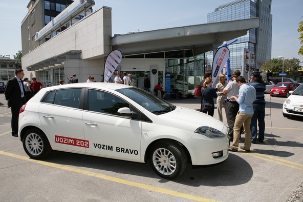 Zaključek akcije VOZIM 202: Fiat bravo gre za tri mesece v Novo mesto