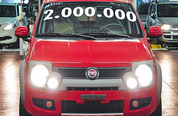 Fiat: Proizvodnja modela panda v Fiatovi tovarni na Poljskem dosegla število 2.000.000 