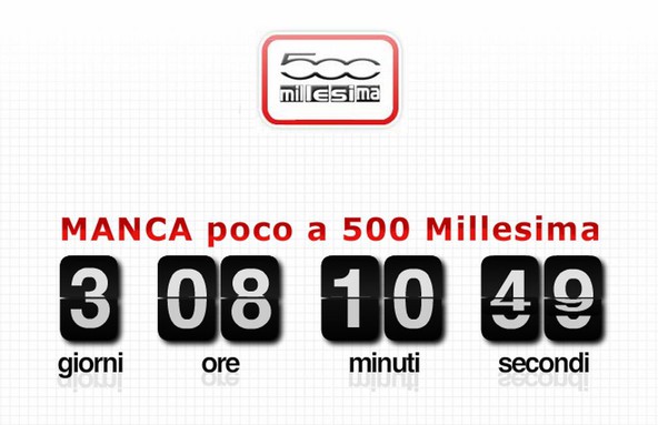 Fiat 500 millesima: Rezervirajte si svoj prostor in 500-tisoči pošljite svoj nasmeh