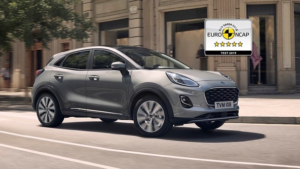 Nova Ford Puma: Visoke ocene za zaščito odraslih in otrok