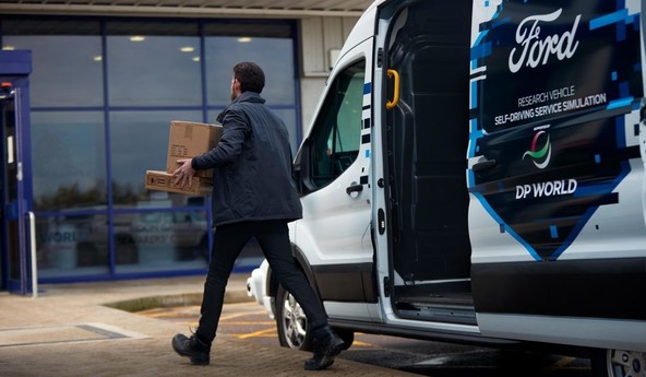 Raziskave o avtonomnih vozilih: Ford sodeluje s podjetjem DP World London Gateway