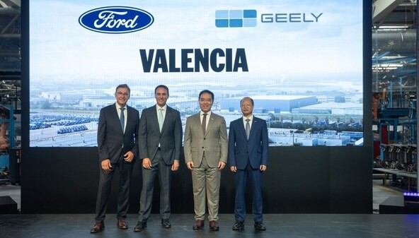 FORD IN GEELY AUTO ZDRUŽUJETA SILE V EVROPI : PROIZVODNJA NASLEDNJE GENERACIJE VOZIL Z VEČ VIRI ENERGIJE V ŠPANIJI