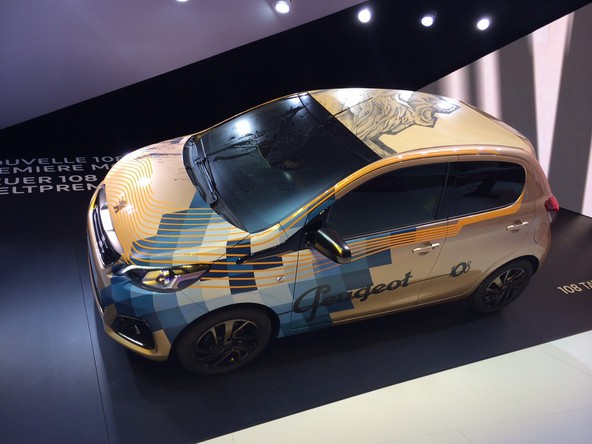 Pod kožo je čisto pravi lev: Konceptno vozilo PEUGEOT 108 Tattoo Concept