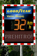 Goodyear prikazovalnik hitrosti