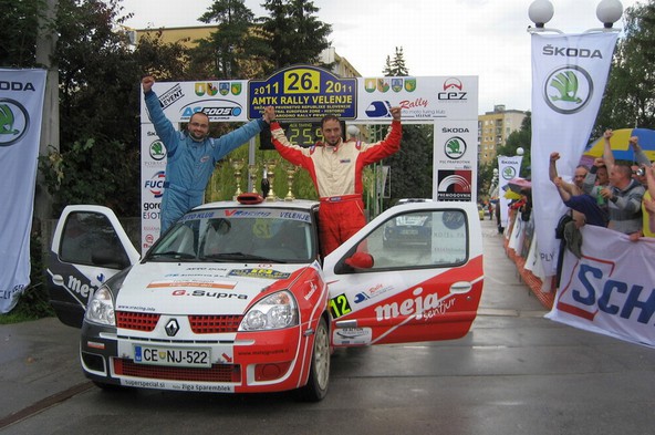 26. AMTK Rally: Posadka Grudnik-Ročnik Clio 2.0 RS zmagala v Velenju