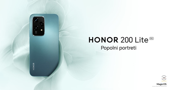 HONOR 200 Lite naprodaj v Sloveniji!: Ustvarite popolne portrete s prvo napravo serije HONOR 200