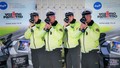 16 silhuet policistov z radarjem za 8 policijskih uprav: Darilo Agencije za varnost prometa 