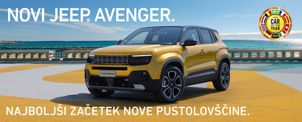 Evropski avto leta 2023: Jeep® Avenger je prvo vozilo znamke Jeep, ki je osvojilo ta prestižni naziv