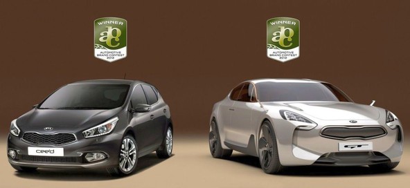 Automotive Brand Contest 2012: Kia s tremi oblikovalskimi nagradami