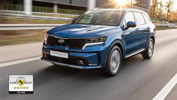 KIA Sorento & Euro NCAP: Sorento s petimi zvezdicami za varnost