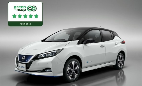 Novi Nissan LEAF: LEAF prejel pet zvezdic organizacije Green NCAP