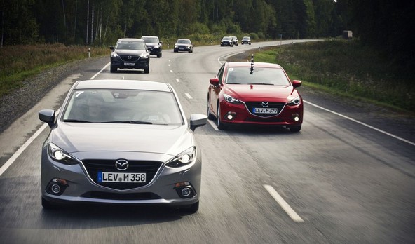 Mazda Route3: Mazdin konvoj prispel v Moskvo