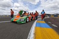 Mazda 787B: Zmagovalna Mazda na slavju z Johnnyjem Herbertom in Patrickom Dempseyem