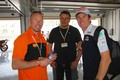 Marc Coma (desno), Miran Stanovnik (levo), vmes Gabor Saghmeister
