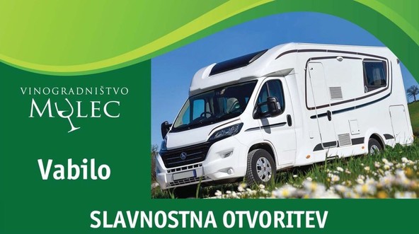 Vinogradništvo Mulec iz Jakobskega Dola: SLAVNOSTNA OTVORITEV STOJNIH MEST ZA AVTODOME 
