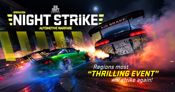 NIGHT STRIKE 2026: Tri dni drifta, avtomobilske kulture in dogajanja na Racelandu Krško