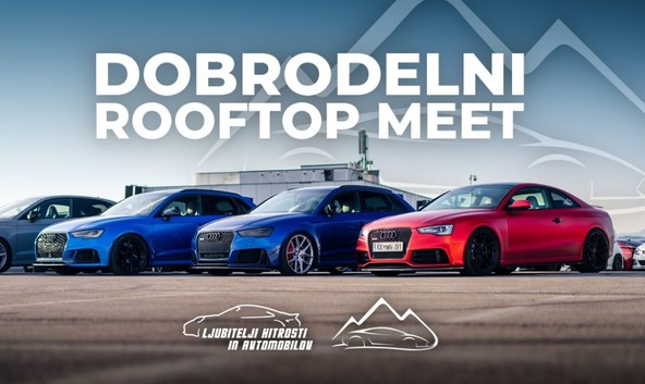 Citypark & Car Scene Slovenia : Na strehi parkirne hiše dobrodelno srečanje eksotičnih avtomobilov