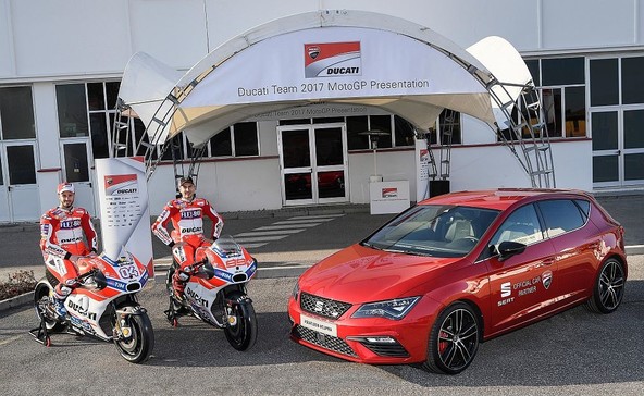SEAT in Ducati: Jorge Lorenzo in Andrea Dovizioso, nova ambasadorja znamke SEAT