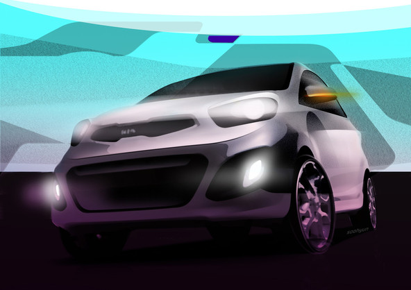 Kia: Kia pokazala prve obrise novega picanta